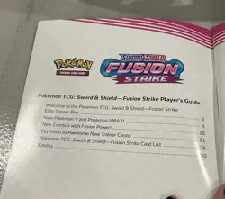 Pokemon Fusion Strike Player's Guide Booklet Sword Shield - Image 4
