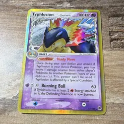 Pokemon TCG Typhlosion Delta Species 12/101 EX Dragon Frontiers holo - Image 1