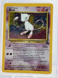 2000 POKEMON PROMO BLACK STAR POKEMON LEAGUE #9 MEW-HOLO CGC 8.5 NM/MINT+ - Image 2