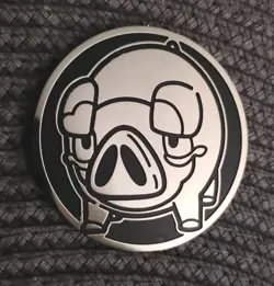 Pokemon Coin Oversized ×1 Lechonk Design From Twilight Masquerade Blister - Image 3