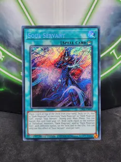 Yugioh Soul Servant LDS3-EN095 Secret Rare Limited Edition NM - Image 1
