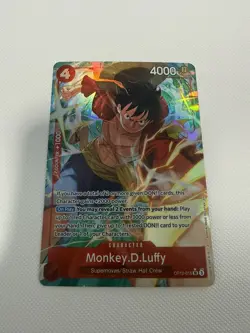 Monkey D Luffy - OP12-015 SR Alt Art - One Piece TCG English - Image 1