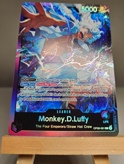 One Piece - Monkey.D.Luffy Foil OP09-061 - Pack Fresh - Image 1