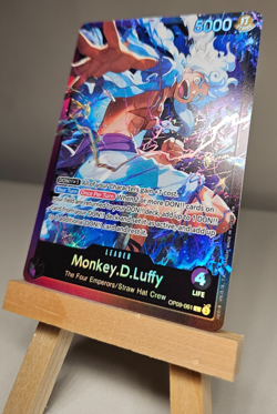 One Piece - Monkey.D.Luffy Foil OP09-061 - Pack Fresh - Image 2