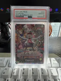 2024 ONE PIECE OP07-500 YEARS IN THE FUTURE #097 VEGAPUNK ALTERNATE ART - Image 3