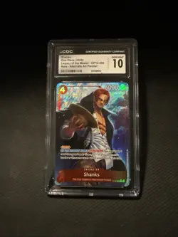 One Piece Shanks OP12-008 R Legacy of the Master CGC 10 - Image 1