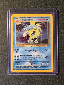 Gyarados 006/102 Base Set Holo Pokemon card. - Image 2