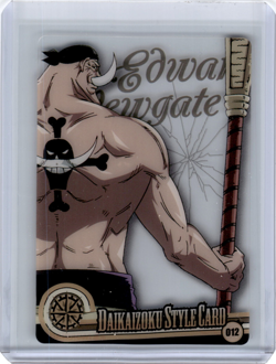 One Piece Morinaga Wafer Choco Clear Card Newgate - Image 1
