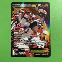 Pokemon TCG Team Magma's Groudon EX Holo Full Art Rare Card 15/34 Double Crisis - Image 1