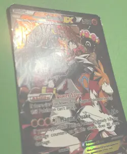 Pokemon TCG Team Magma's Groudon EX Holo Full Art Rare Card 15/34 Double Crisis - Image 4