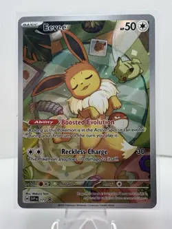 Eevee 173 Sv: Scarlet & Violet Promo Holo Pokemon Card NM - Image 1