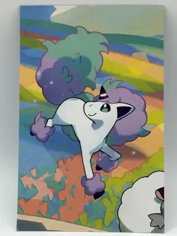 Galarian Ponyta #077 Pokemon Puzzle Piece Card 2020 - Image 2