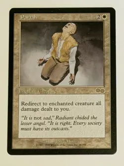 Pariah Urza's Saga Regular Magic MTG Card - Image 1