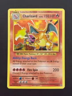 Charizard 11/108 Holo - Evolutions - Heavily Played HP Pokemon Card - Image 1