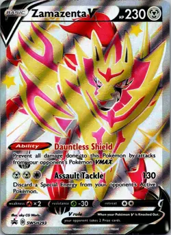 Zamazenta V (Shiny) - SWSH293 Promo SWSH: Sword & Shield Promo Cards NM - Image 1