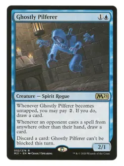 Ghostly Pilferer MTG Creature Card Core Set 2021 1x NM Magic the Gathering - Image 1