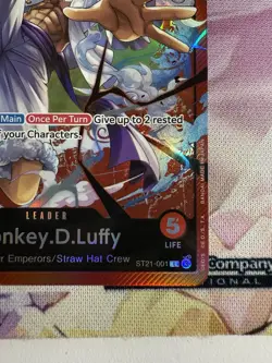 Monkey D Luffy ST21-001 Leader Starter Deck EX Gear 5 One Piece Card - Image 3