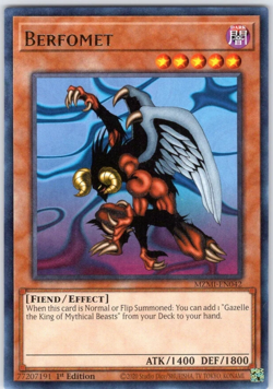 Yugioh! 5x Berfomet - MZMI-EN042 Rare 1st Edition Card - NM - Image 1