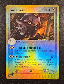 Reverse Holo Forretress 28/97 Dragon set Pokemon Card - LP - Image 1