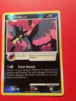 Murkrow 95/132 Rev Holo Secret Wonders Pokemon Card NM+ - Image 1