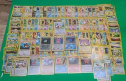 Huge Pokemon Cards 165 Lot WOTC Vintage Early 2000s Neo Sets With Holo Rares - Image 1