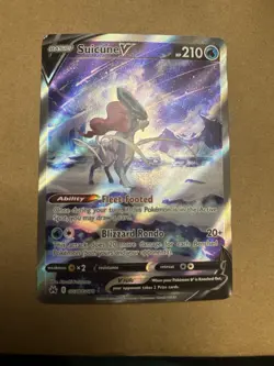 Pokemon TCG Suicune v Crown Zenith: Galarian Gallery Ultra Rare Card GG38/GG70 - Image 1