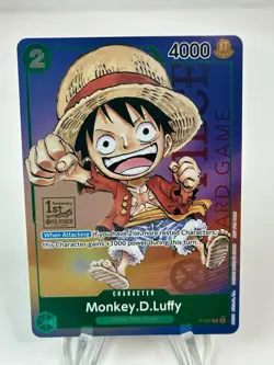 Monkey.D.Luffy (037) 1st Anniversary Tournament One Piece Promotion Card - Image 1