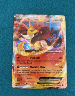 Delphox EX XY19 XY Promos Black Star Promo Holo Pokemon Card MP - Image 3