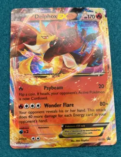 Delphox EX XY19 XY Promos Black Star Promo Holo Pokemon Card MP - Image 4