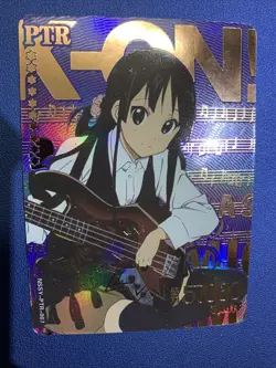 Mio Akiyama K-On PTR 7 Goddess CCG TCG Anime Waifu Card Girl Holo Doujin Foil - Image 1