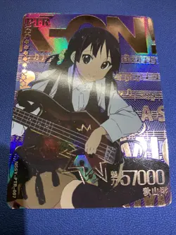 Mio Akiyama K-On PTR 7 Goddess CCG TCG Anime Waifu Card Girl Holo Doujin Foil - Image 5