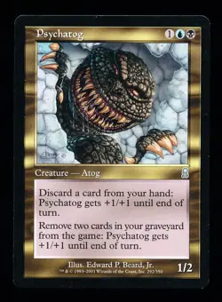 * * 1x Psychatog x1 * * Odyssey MTG VLP Very Lightly Played - Image 1