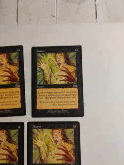 4 X Duress Urza's Saga Sorcery Magic the Gathering TCG Trading Card Mtg - Image 3