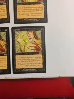 4 X Duress Urza's Saga Sorcery Magic the Gathering TCG Trading Card Mtg - Image 4