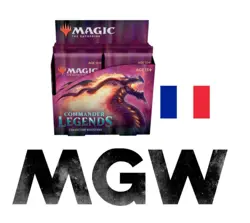 Magic The Gathering Commander Legends FRENCH Collector Booster Box Factory Seale - Image 1