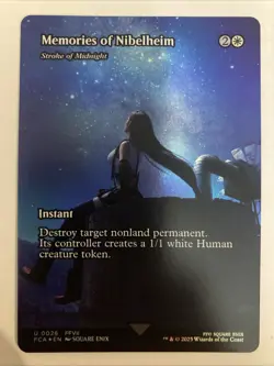 FOIL Memories of Nibelheim Stroke of Midnight (Showcase) Final Fantasy FCA 0026 - Image 1