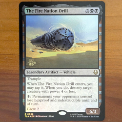 Fire Nation Drill - Prerelease Foil Promo - Avatar TLA MTG - Image 1