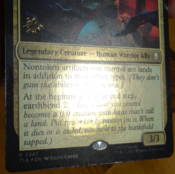 Toph, the First Metalbender - Prerelease Foil Promo - Avatar TLA MTG - Image 4