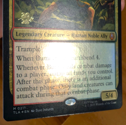 Bumi, Unleashed - Prerelease Foil Promo - Avatar TLA MTG - Image 4