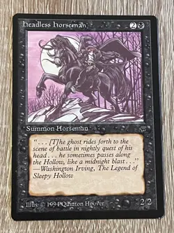 MTG - Headless Horseman - Legends - NM English Magic 1994 - Image 1