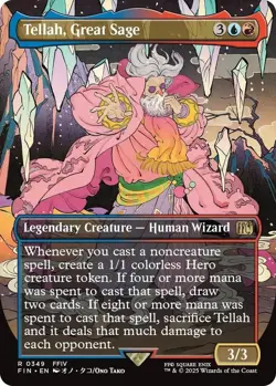 MTG FINAL FANTASY - Tellah, Great Sage Borderless (0349) NM - Image 1
