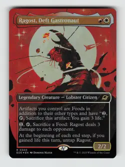 Ragost, Deft Gastronaut (Borderless)*Foil* Edge of Eternities 300 NM - Image 1