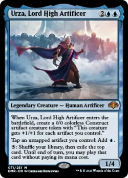 Urza, Lord High Artificer Dominaria Remastered LP - Image 1