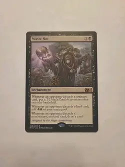 Waste Not [Core Set 2015] Magic the Gathering LP MTG - Image 1