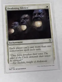 Deafening Silence White Border Mystery Booster 2 #9 - Image 1