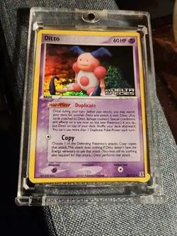 Pokemon TCG Ditto (Mr. Mime) Holo Rare Stamped Card 38/113 EX Delta Species - Image 1