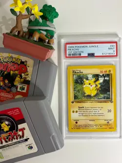 Pokemon 1999 Jungle 1st Edition - Pikachu 60/64 - PSA 9 Mint - Excellent - Image 5