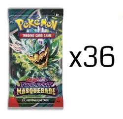 Pokemon Scarlet & Violet Twilight Masquerade Factory Sealed 36 Booster Pack Lot - Image 2