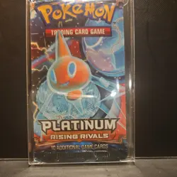 POKEMON PLATINUM RISING RIVALS SEALED BOOSTER PACK ROTOM TCG RARE - Image 1
