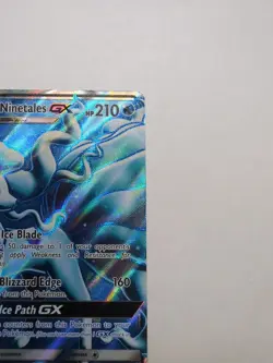 Alolan Ninetales GX 132/145 Full Art Rare NM | Pokemon Guardians Rising 2017 - Image 2